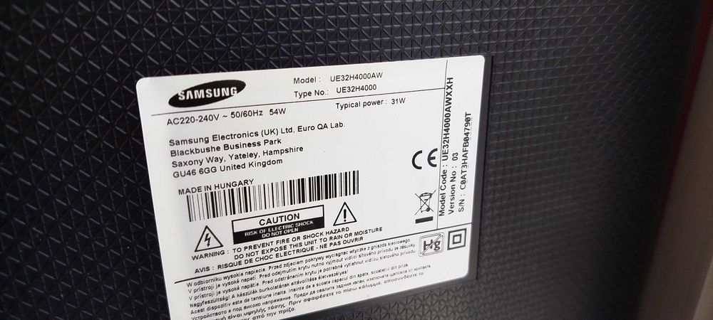 Części do telewizora Samsung UE32H4000AW