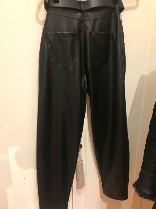 Calças polipele, Zara Tamanho 32
