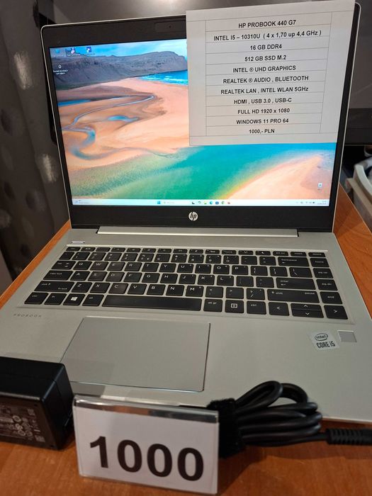 HP ProBook I5 10th gen 16DDR4 512SSD M2