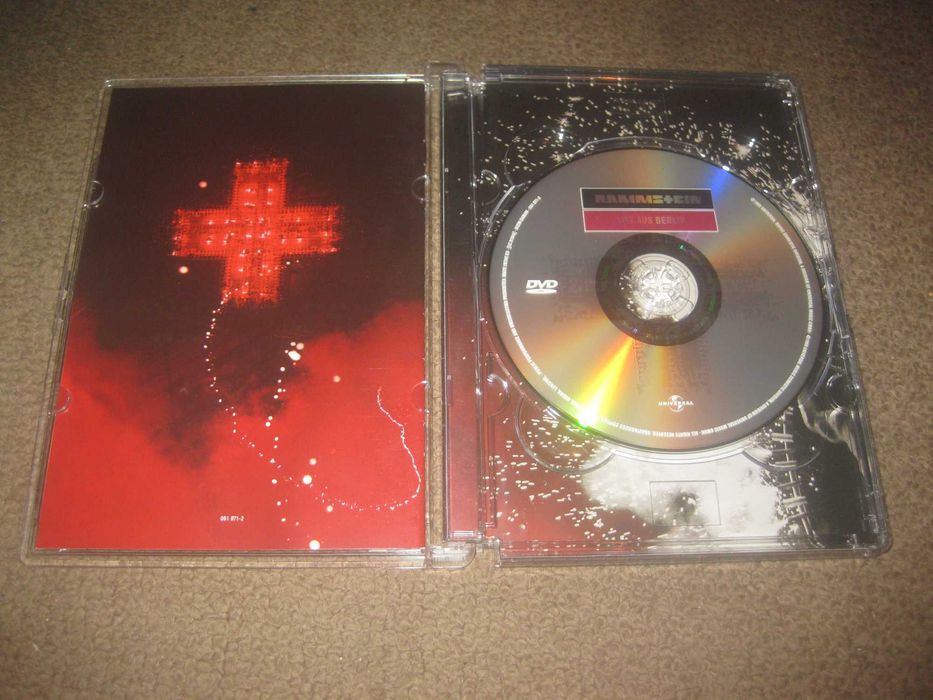 DVD musical dos Rammstein "Live aus Berlin" Caixa Jewel Case!
