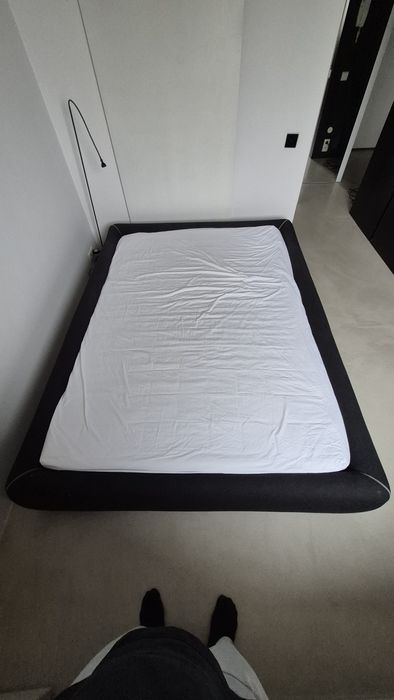 Łóżko 140x200 + materac + narzuta