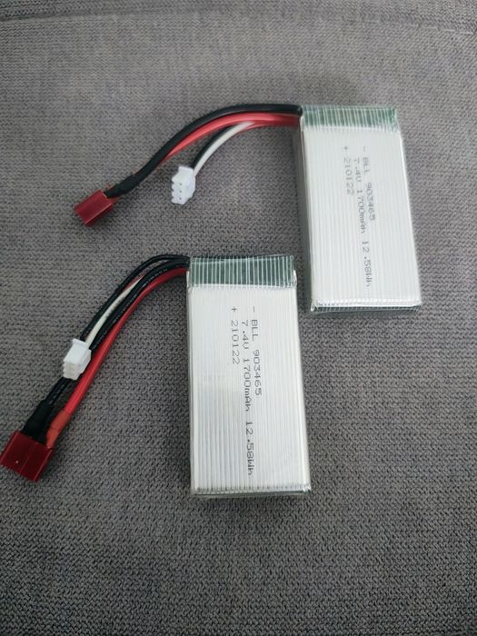 2 Akumulator 7,4 V 1700 mAh do samochodów RC 9200/9200E/200E