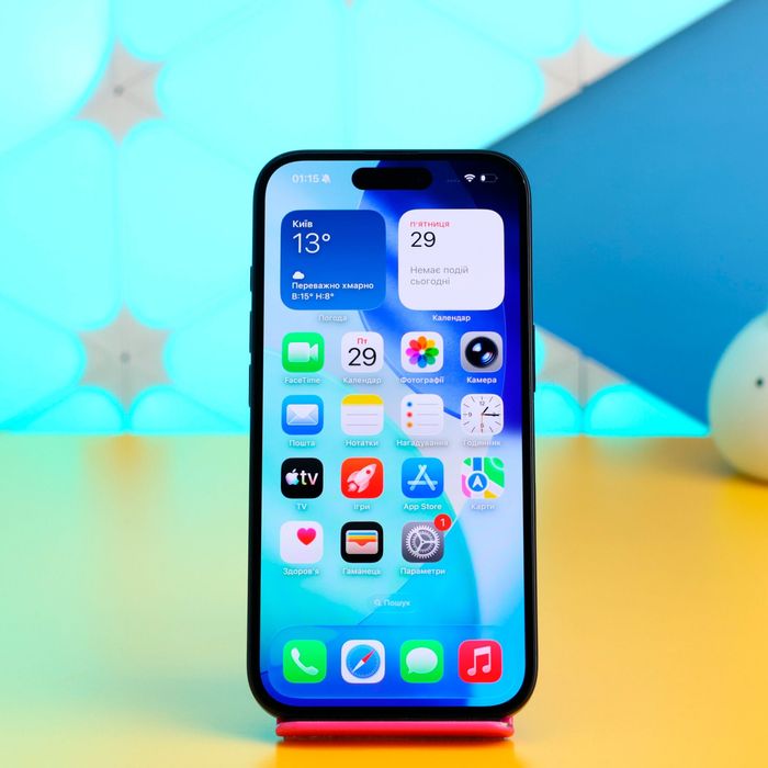 Смартфон Apple iPhone 16 256GB Black (167228) Б/У З ГАРАНТІЄЮ