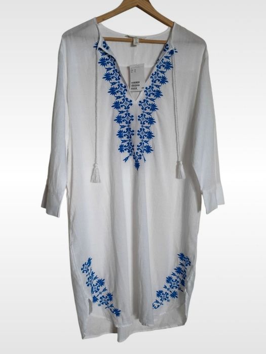 H&M nowa lekka biała tunika XL