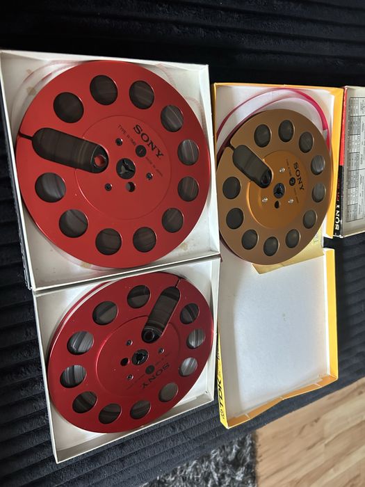 Szpule Magnetofonowe Sony 18cm Red/Gold/Polecam/Wys!