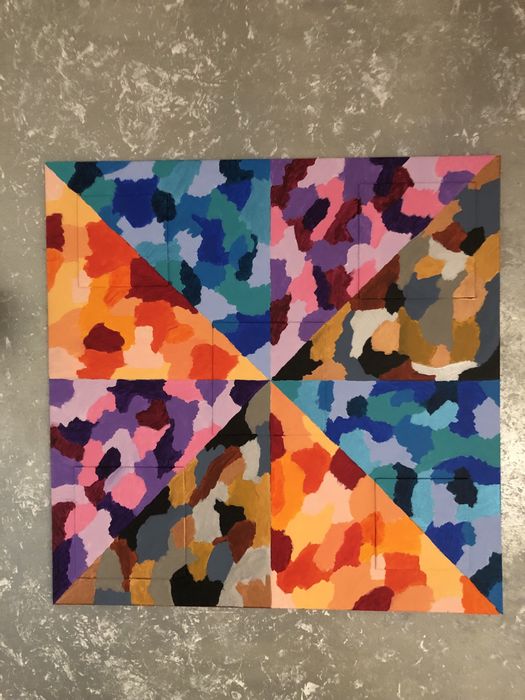 Tela de pintura acrilica
