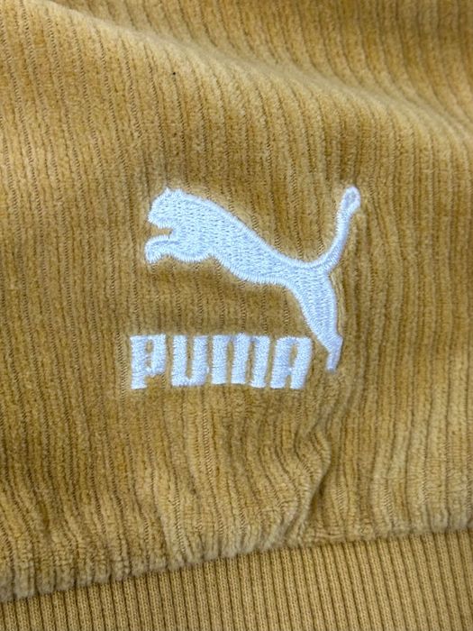 Sztruksowa bluza Puma; crewneck