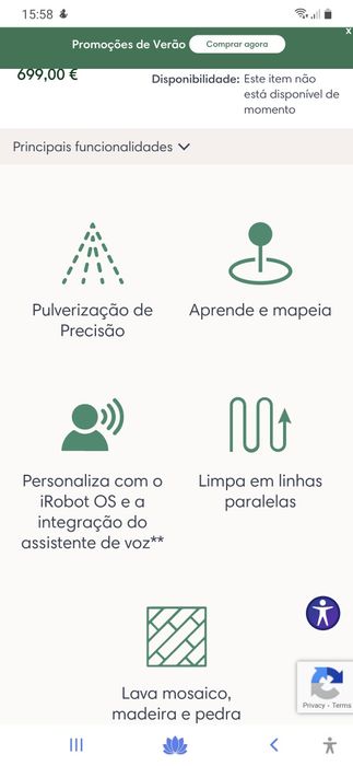 Irobot bravia  como novo