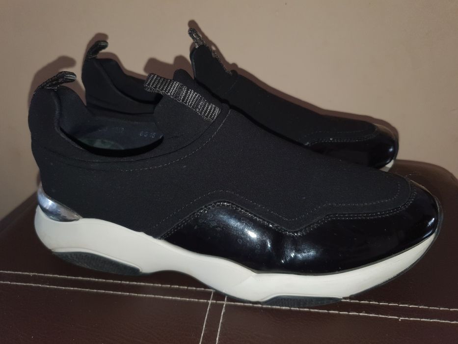 Salvatore Ferragamo czarne buty sneakersy damskie Rozmiar 36