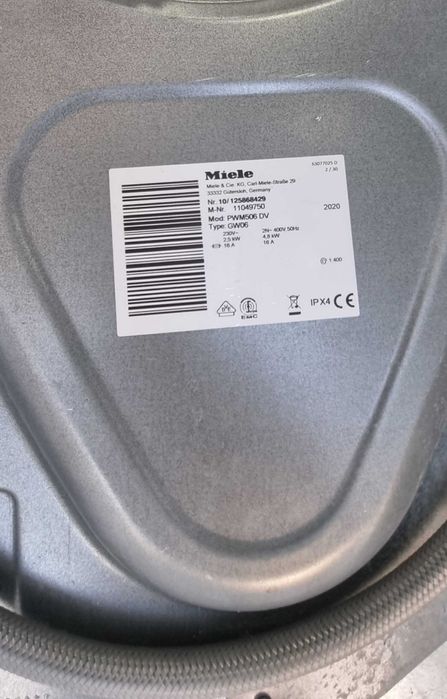 Pralka do przemysłu, do mopów Miele Professional Mop Star PWM 506 DV