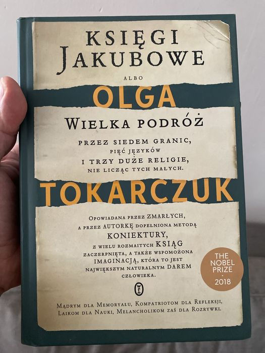 Kaięgi Jakubowe Olga Tokarczuk Nowa