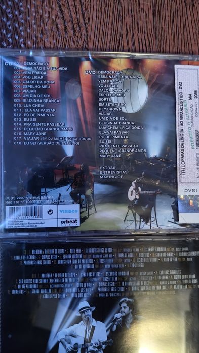 6 CD/DVD Shakira Papas língua Leonardo Bruno e Marrone Daniel 

Novos