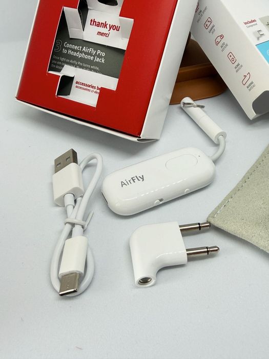 Adapter Bluetooth Twelve South AirFly Pro | AirPods | Samolot | Double-Jack