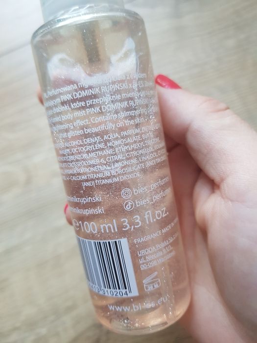 Perfumowana mgiełka do ciała roswietlajaca Pink Dominik Rupinski Bi-es