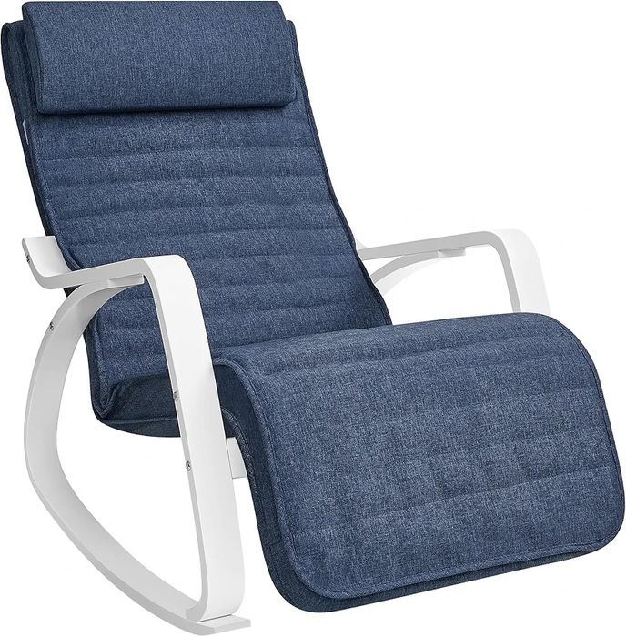 Fotel bujany na biegunach Krzesło relaksacyjne nowoczesne do karmienia