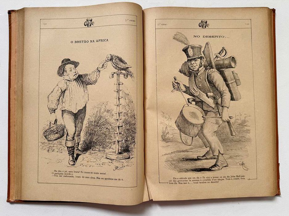 1890, O CHARIVARI - Jornal Humorístico Ilustrado do Porto. 5º Anno.