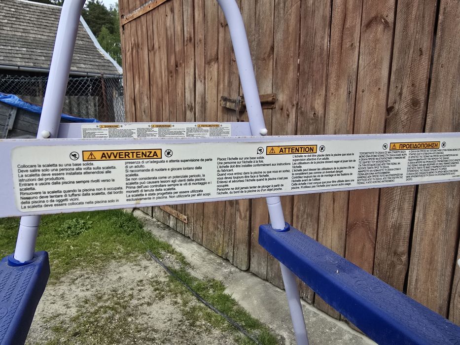 Drabinka Basenowa Firmy Bestway solidna