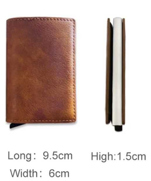 Carteira Slot - Carteira Slot castanha