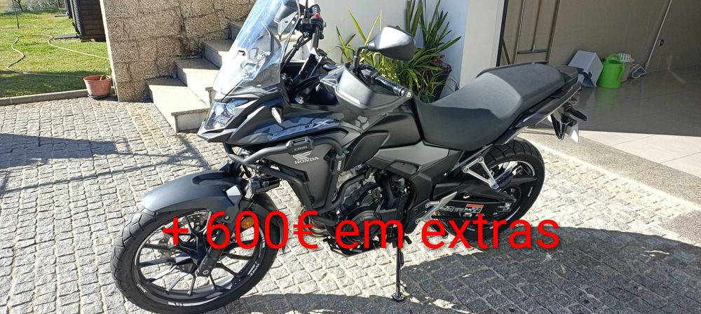 honda Cb 500x como nova só 9500 klm carregada extras