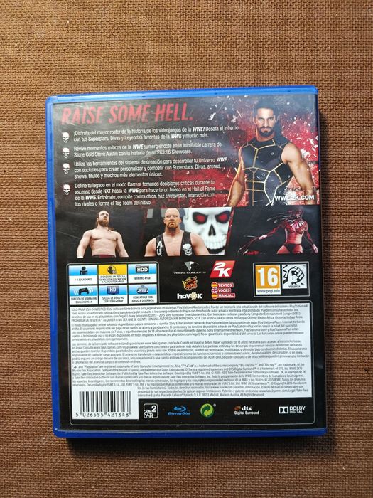 PS4 - WWE 2k16 jogo