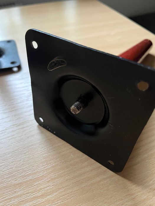 Drewniano-metalowe nogi do mebli 4 sztuki PRL