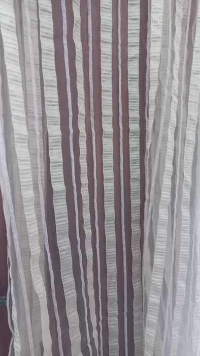 4 cortinas iguais bege dourado