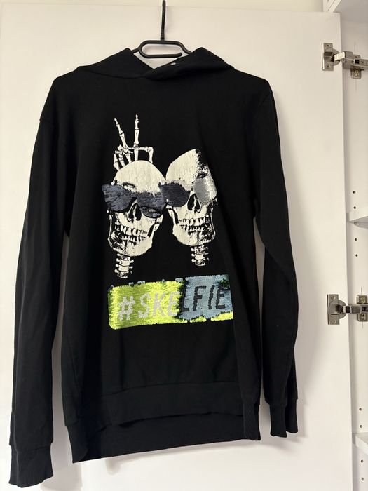 Bluza czaszka r.170 H&M