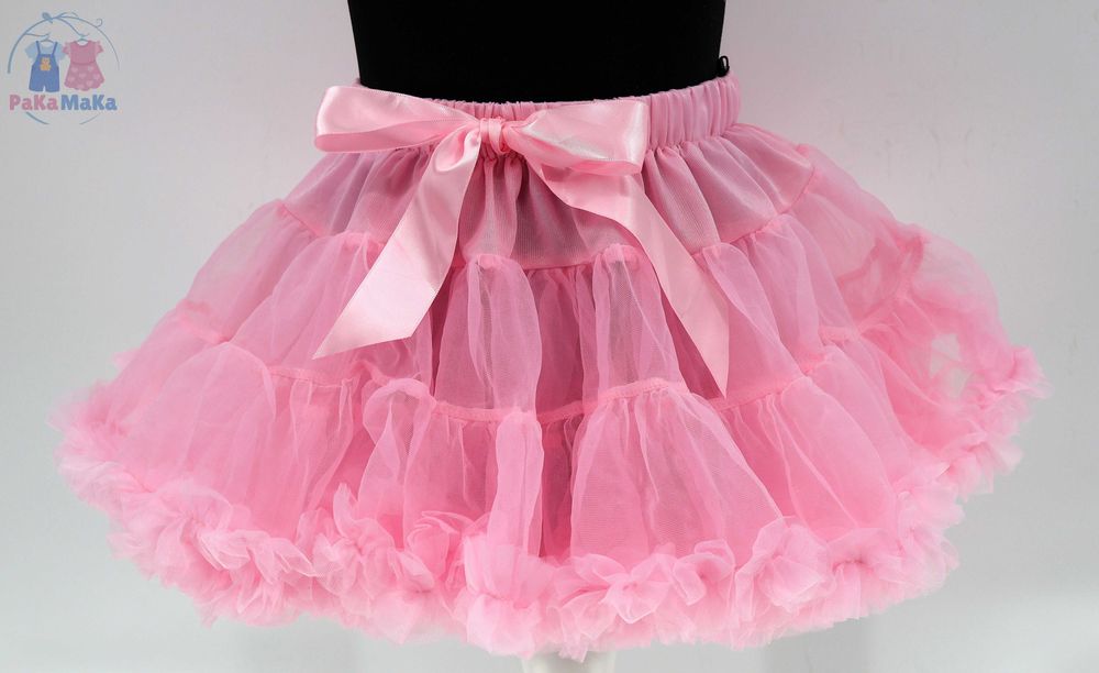 Spódniczka TUTU puszysta jasny róż rozmiar 122/128