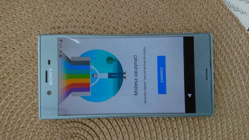 Smartfon Sony Xperia XZs, stan BDB z ładowarką NIEBIESKI cena ostateczna
