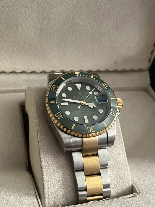 Relogio Rolex Submariner Gold Green