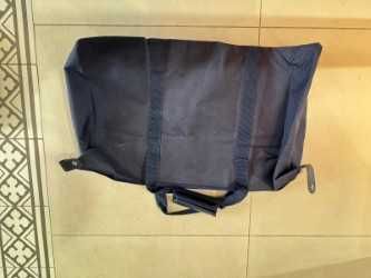 Mala de viagem dobrável azul