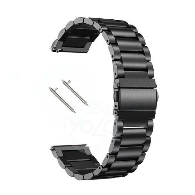 BRANSOLETA PASEK STALOWY 22mm do smartwatcha klasyczna elegancka +piny