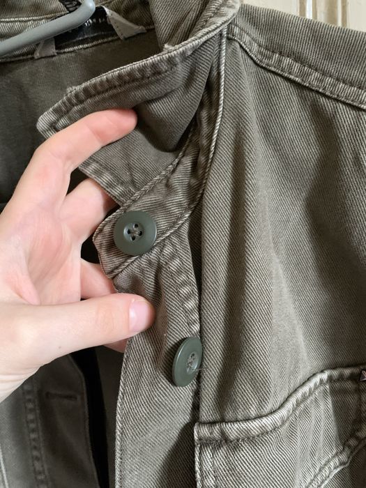 kurtka katana ciemnozielona z ćwiekami dla dziewczynki