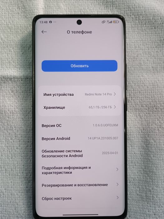 Xiomi Redmi note 14 pro