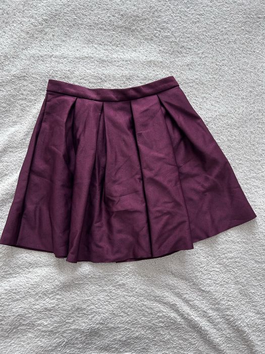 Spódnica bordowa Sinsay S