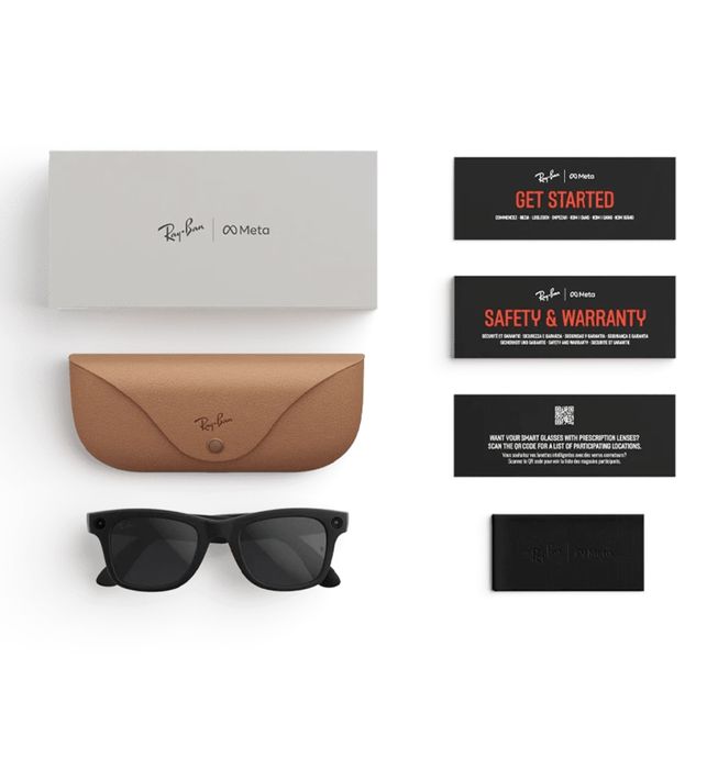 Смарт-очки Ray-Ban Meta Wayfarer Gen 2 Matte Black / Transitions Grey (Новые)