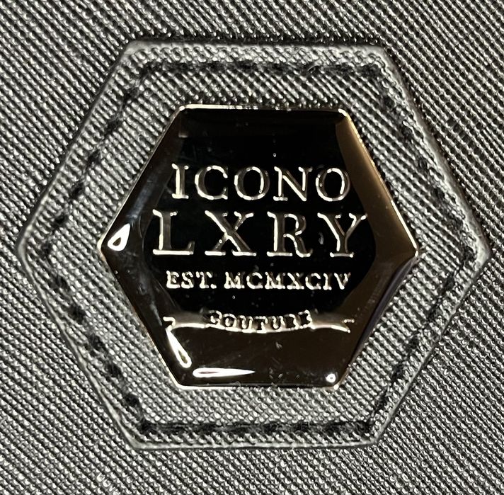 Elegancki czarny plecak miejski Icono damski męski