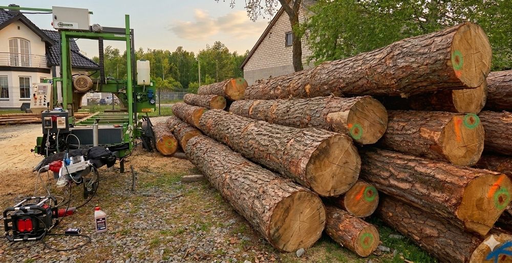 Tartak trak mobilny dojazd do klienta