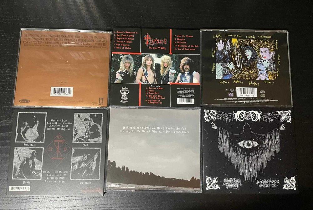 CD's e Cassetes de Metal (Black, Death, Thrash, Doom, Heavy)
