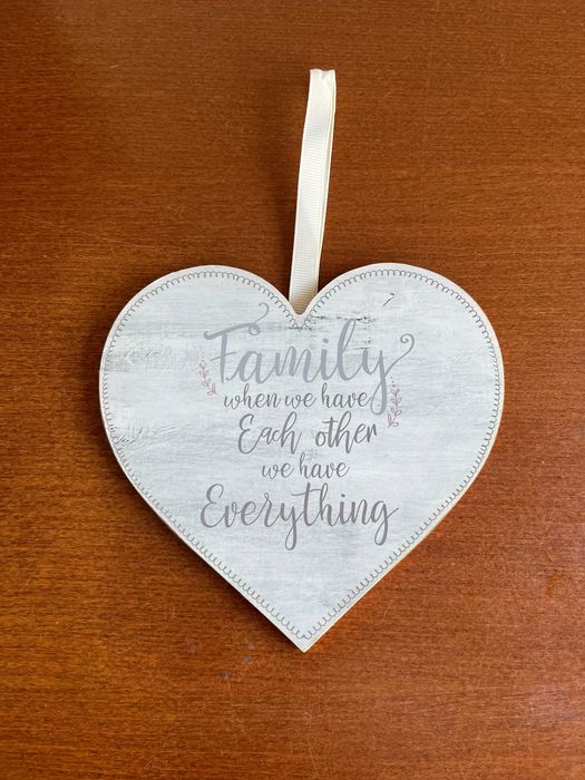 Decoração de Parede - Coração Family