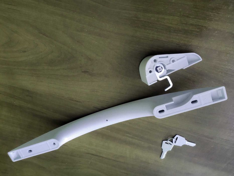 Ручка з замком на морозильний лар камеру з глухою кришкою