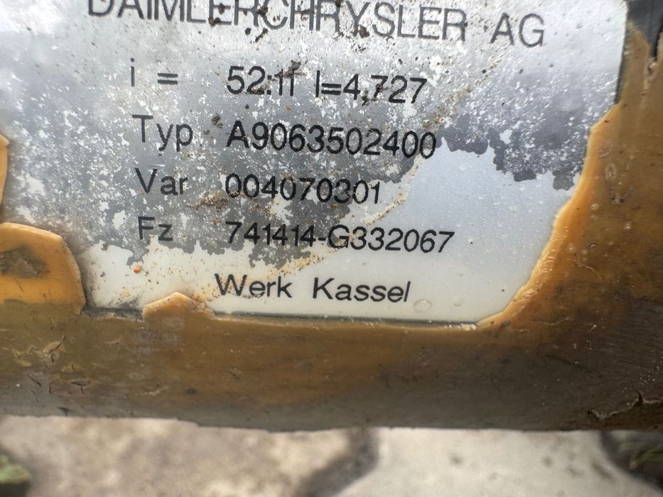 Mercedes sprinter 906 Crafter most blizniak 52:11