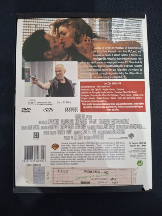 DVD Presa Fácil. Edição Snapper.
