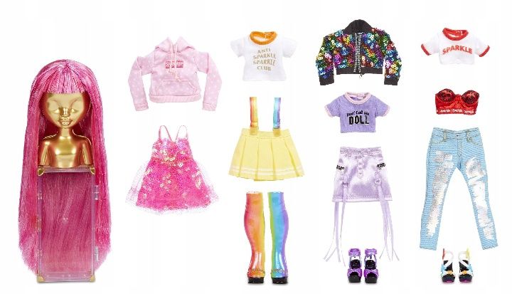 Lalka modowa Rainbow High z akcesoriami Avery Styles 28 cm