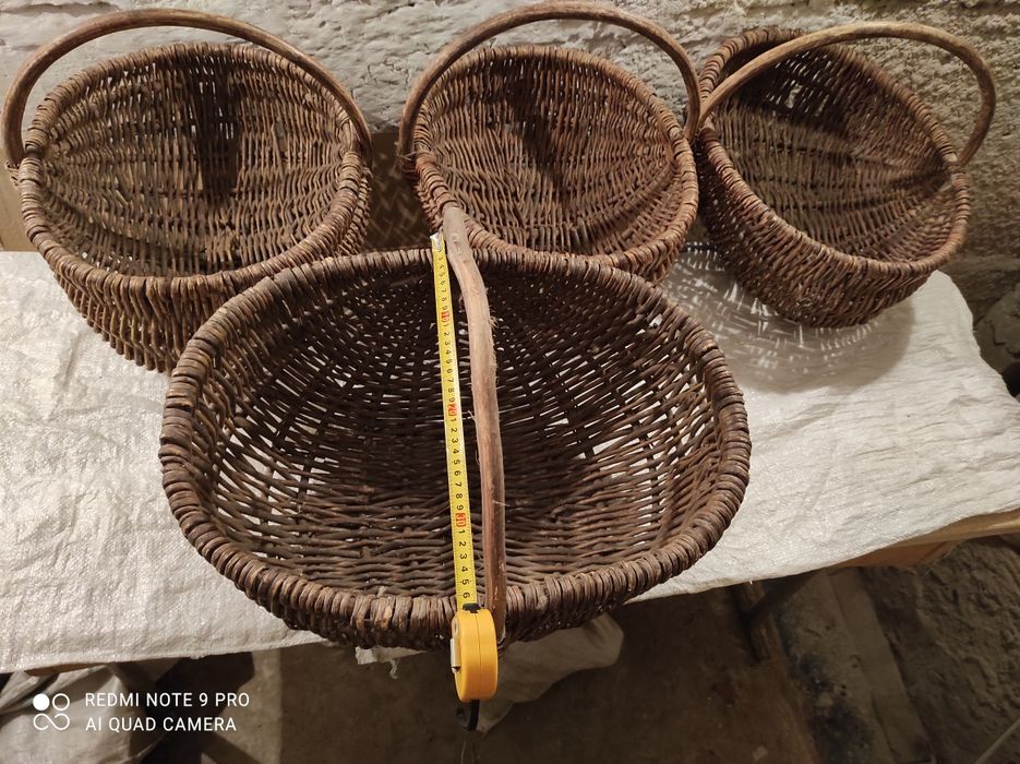 Продам корзины из лозы, больших размеров, б/у.