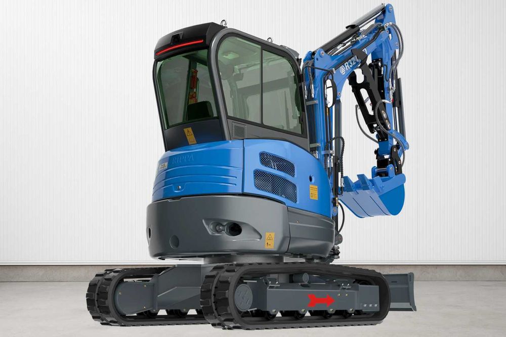 MINI GIRATORIA 3500kg R32-PRO - Cabinada A/C – Kubota V1505