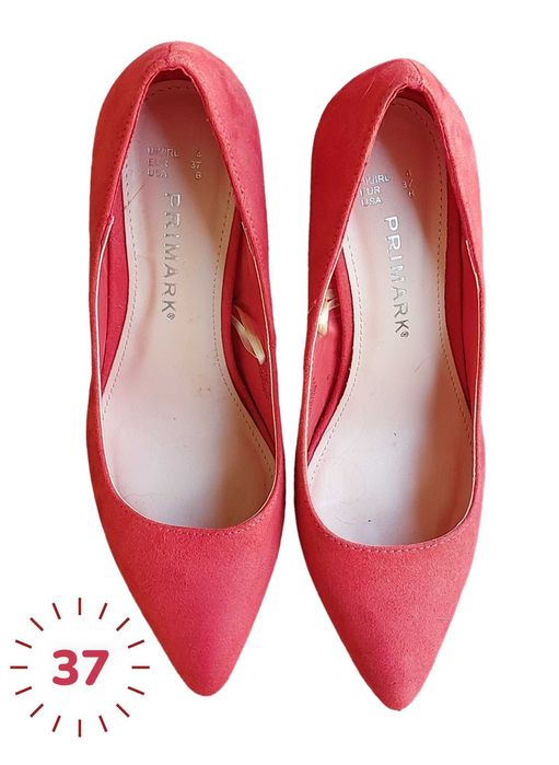 Sapatos Vermelhos Stiletto Primark 37