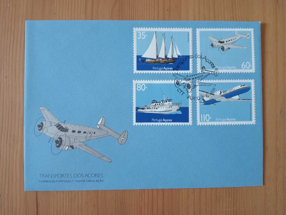 Sobrescrito 1º Dia (FDC) Vários 1986 + 1988 + 1991 CTT Portugal