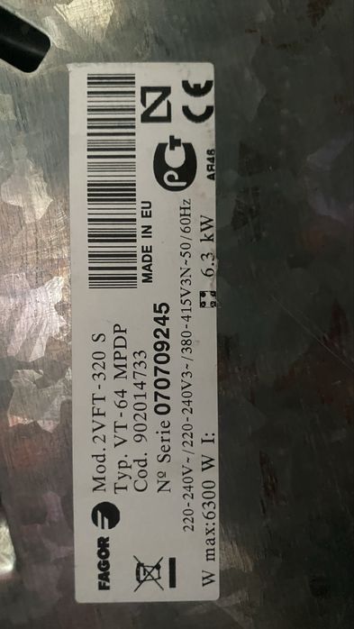 Варочная поверхность Fagor 2VFT-320 S