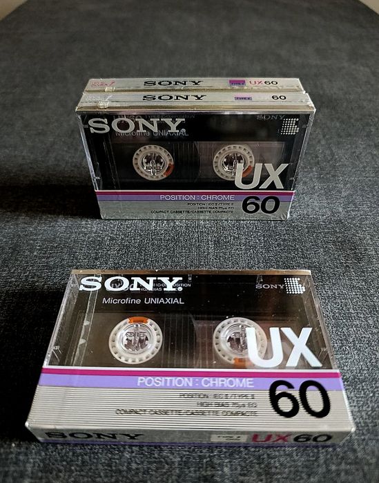 Kaseta SONY UX 60 Chrome 1986 r. Made in Japan